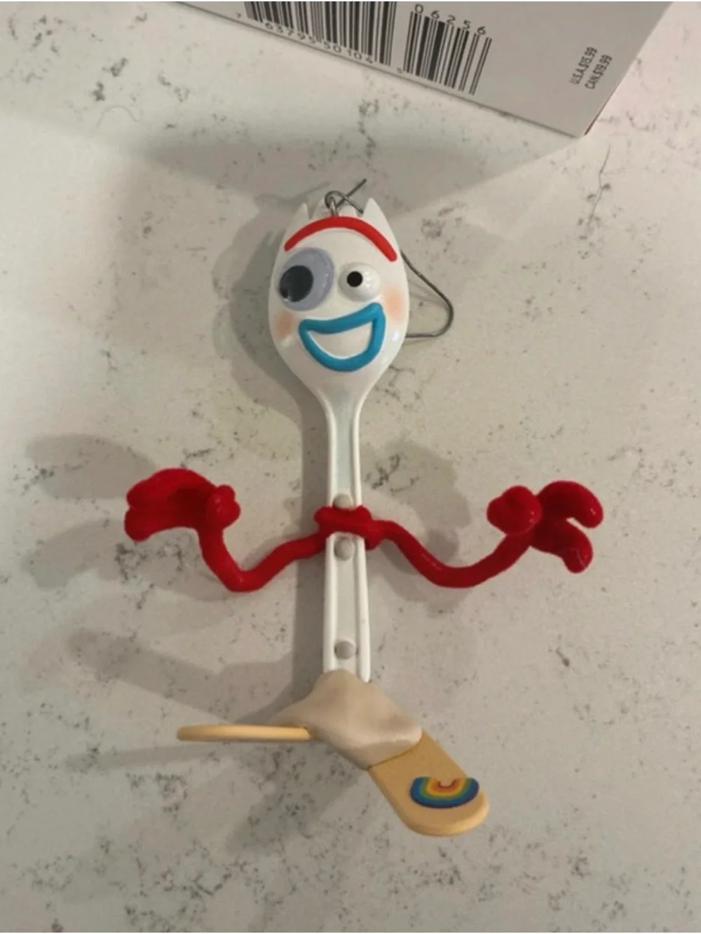 Hallmark Keepsake Forky Ornament - White, Red, Blue